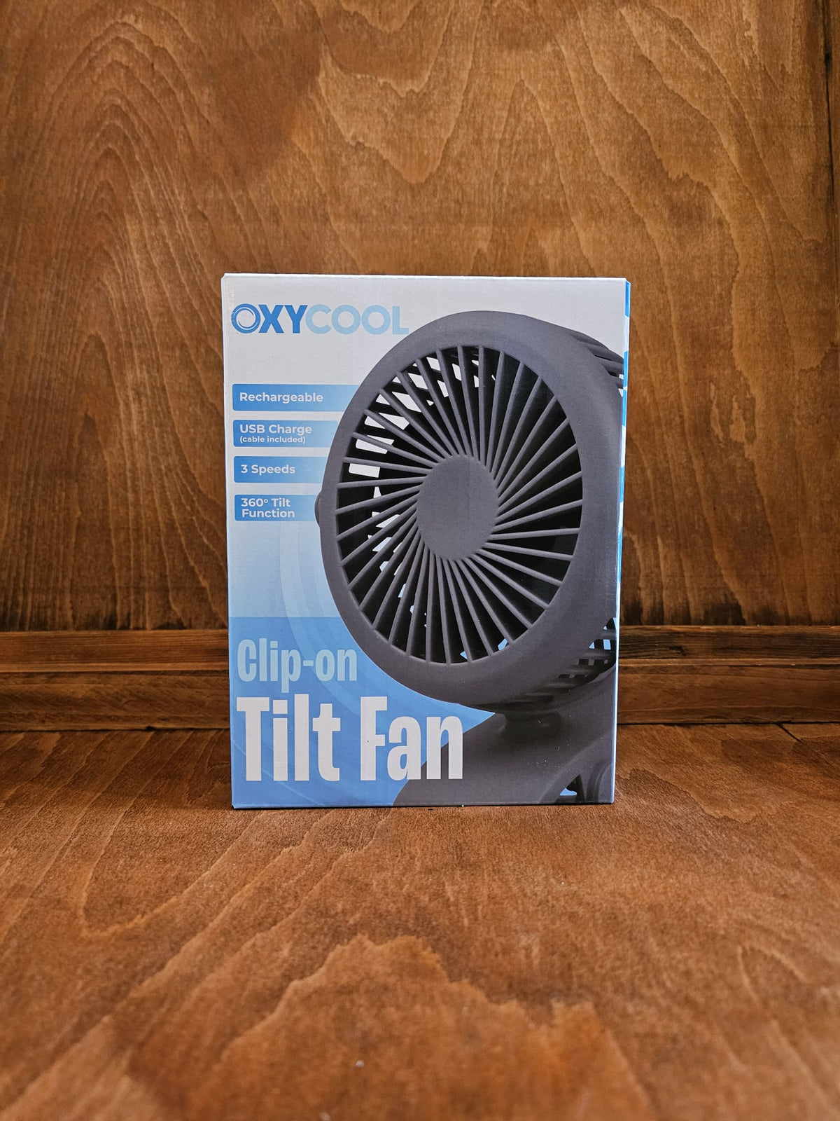 RECHARGEABLE CLIP-ON FAN