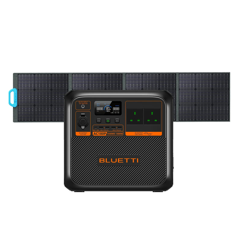 BLUETTI AC180P PORTABLE POWER STATION | 1,800W 1,440Wh