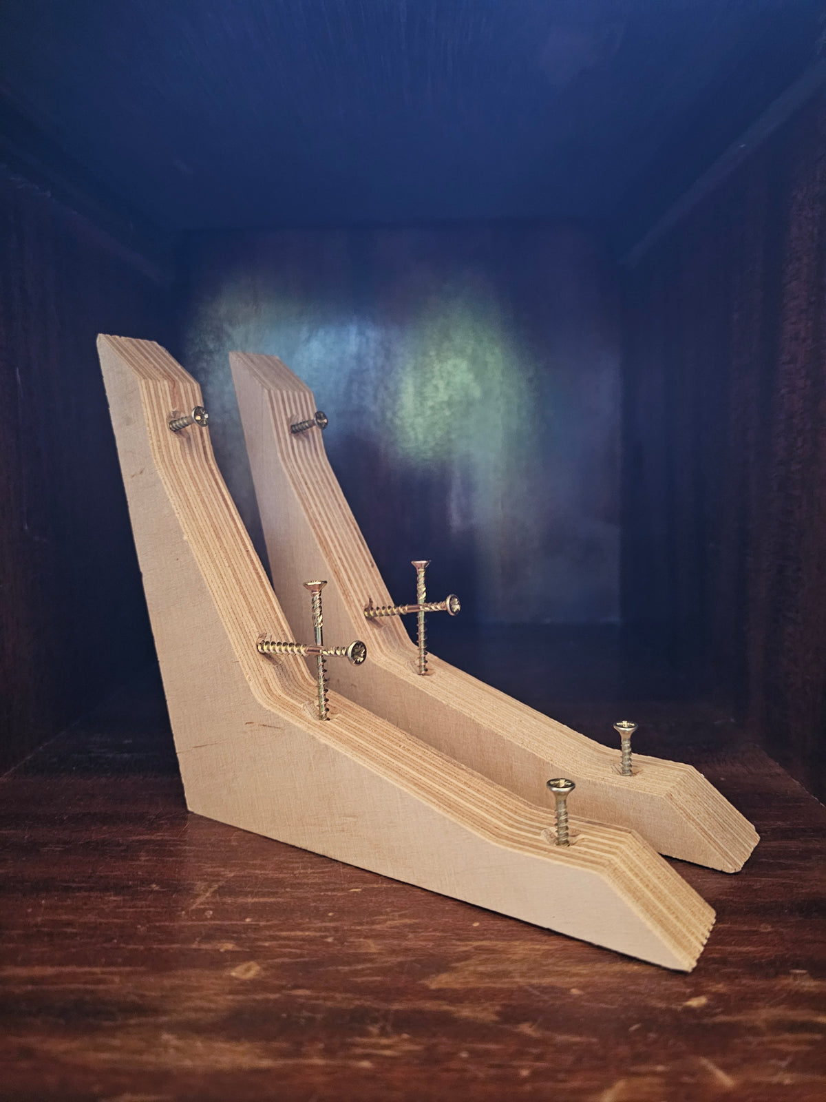 TAPERED NARROWBOAT SHELF BRACKET (PAIR)